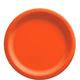 Orange Extra Sturdy Paper Lunch Plates, 8.5in, 20ct